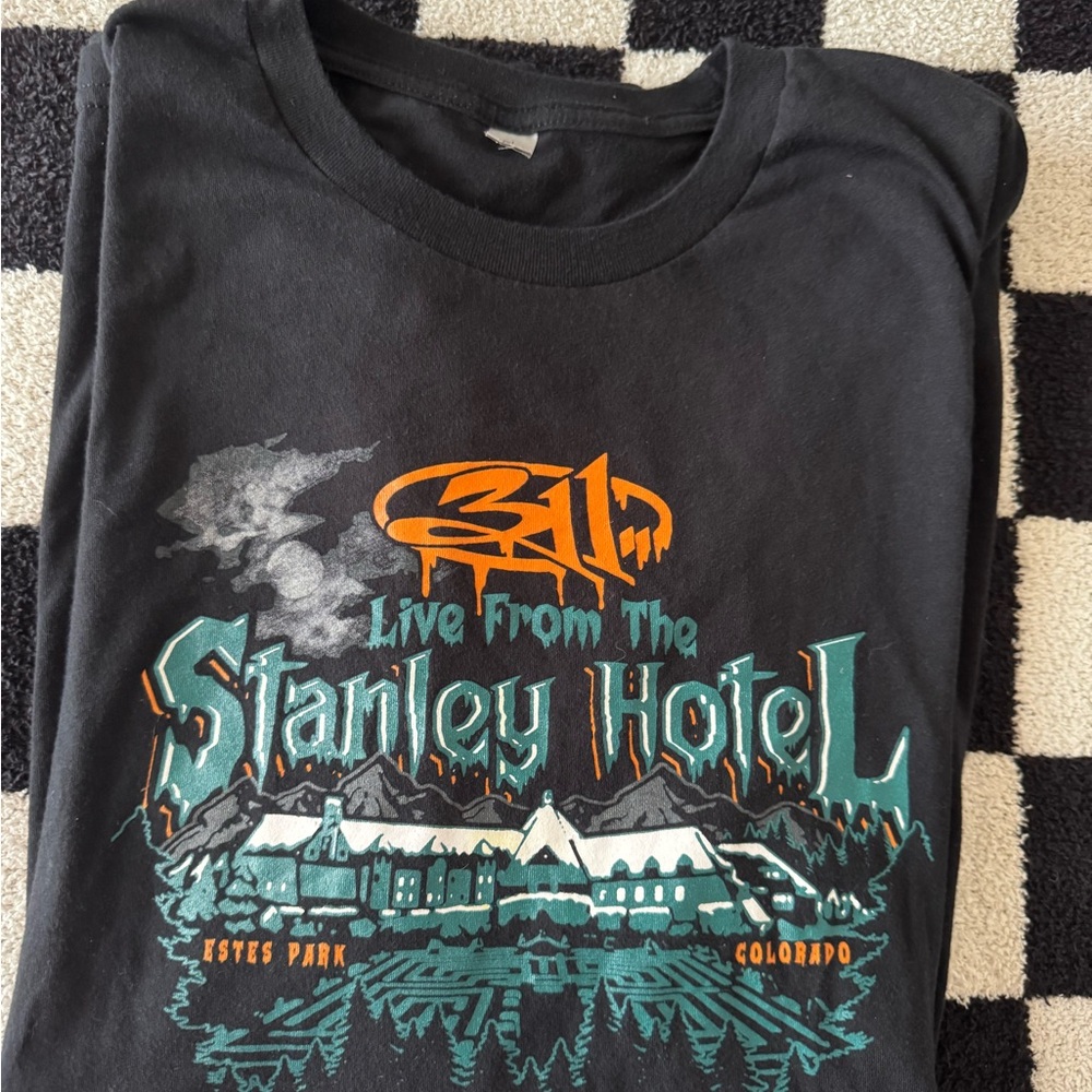 Black 311 Stanley Hotel Graphic Tee